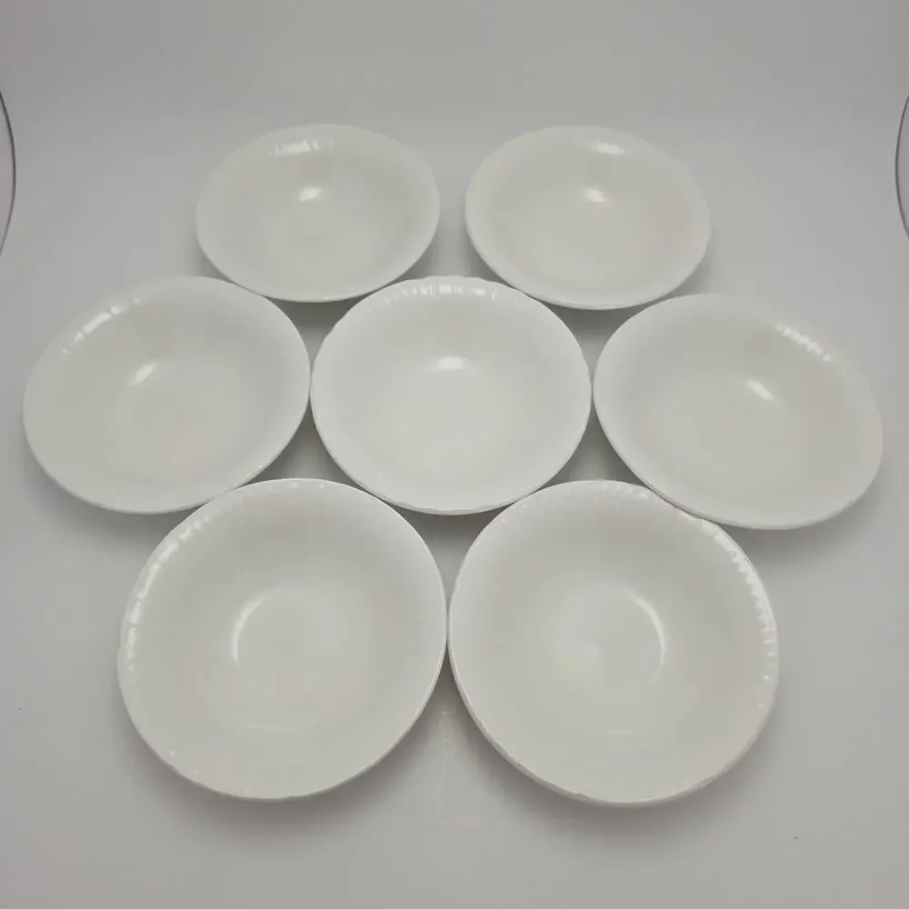 Farberware 5” Berry Bowls Set Of 8 Lattice White 4482